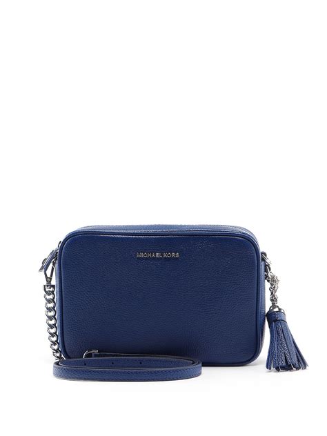 michael kors umhängetafche blau|Designer.